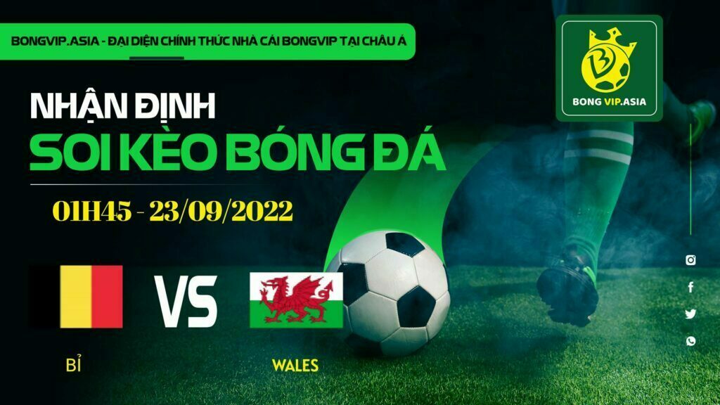 Soi kèo Bongvip Bỉ vs Wales