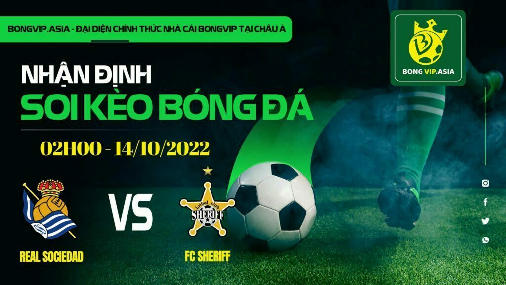 Soi kèo Bongvip Real Sociedad vs FC Sheriff